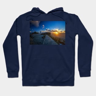 St Michael's Mount And Causeway Sunset Hoodie